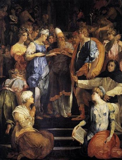 Rosso Fiorentino Betrothal of the Virgin Spain oil painting art